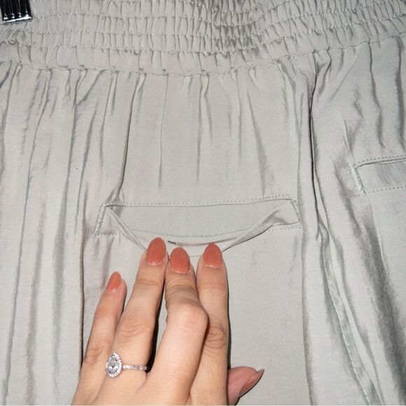 NWT Madewell Sage Mint Carley Softdrape Wide Leg Pants Size XXS - Picture 8 of 10